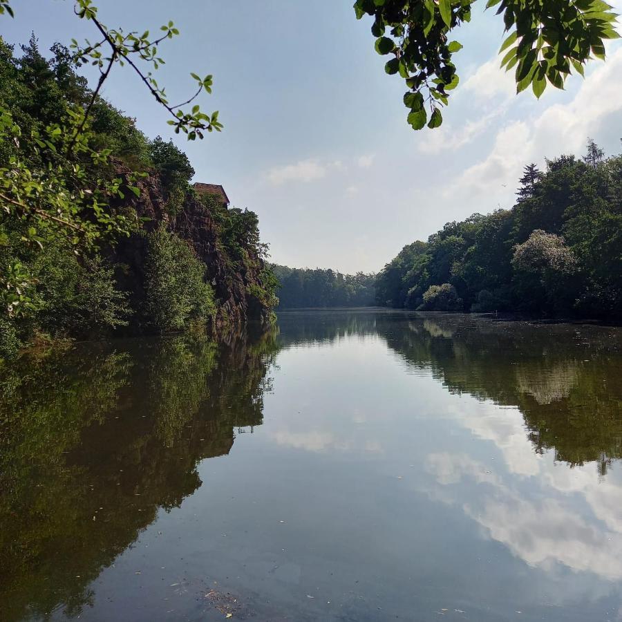 Chata Velký Rybník Miskovice  Exterior foto